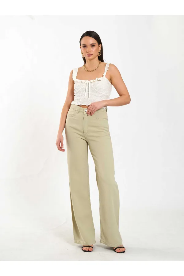 031659 Tencel Straight Leg Trousers 031659 Tencel Straight Leg Trousers