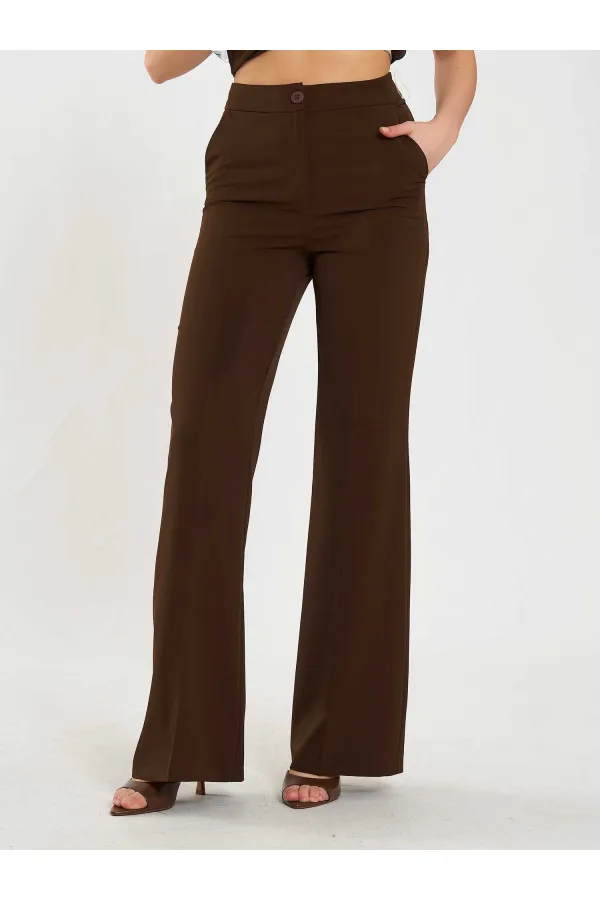 031657 Düz Kemer Pantolon