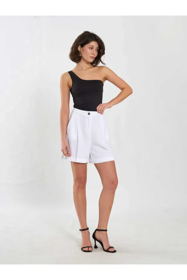 Short plissé simple 010875