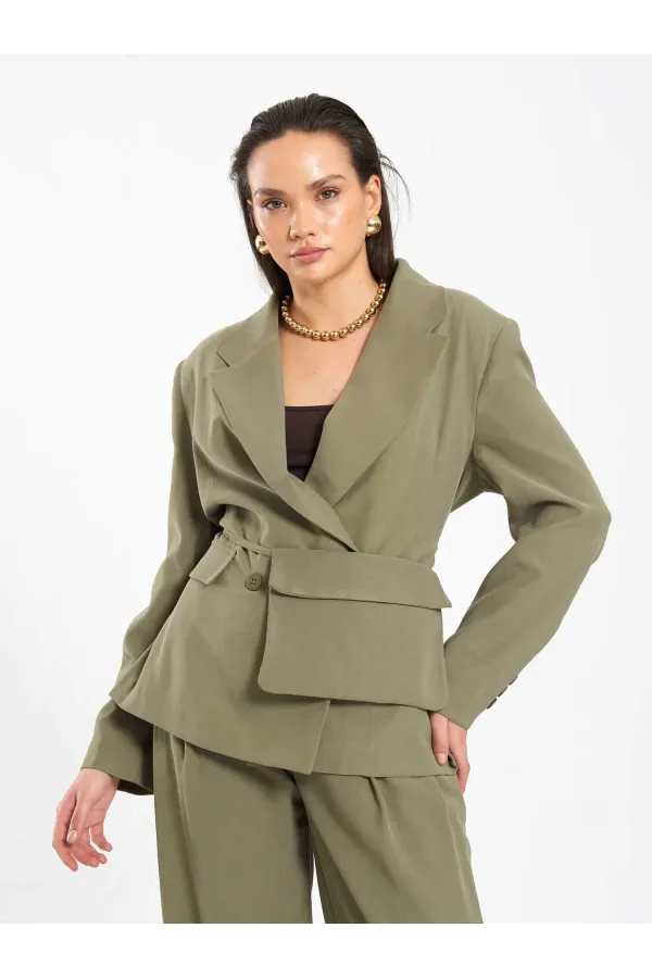 131057 Veste oversize avec sac