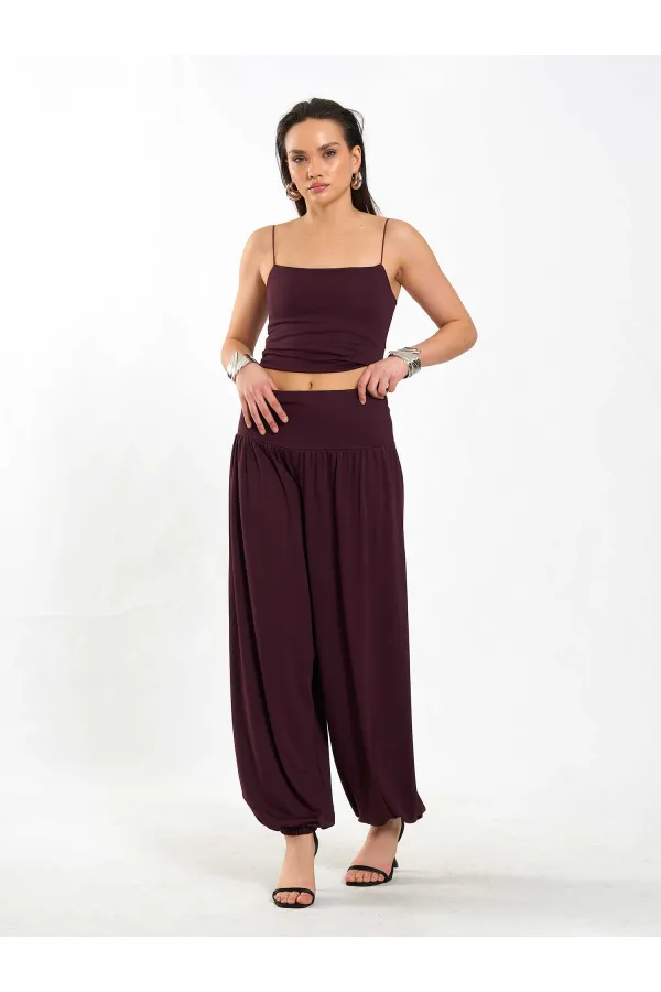 Pantalon à ceinture 031621