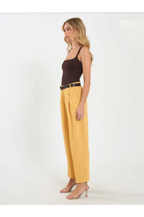 071857 Square Neck Strappy Blouse