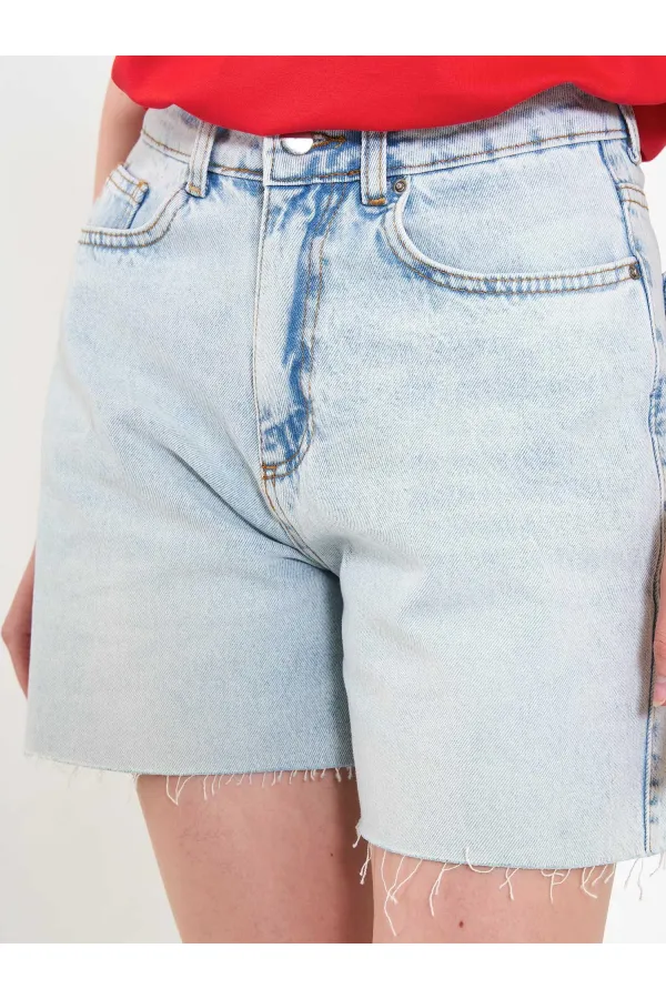 010877 Denim Mini Shorts