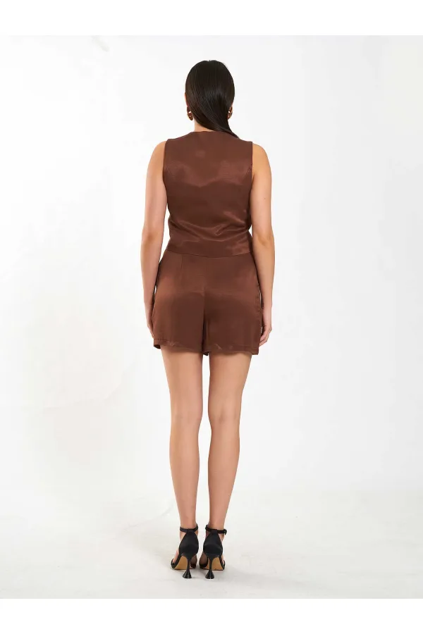 120734 Basic Satin Vest