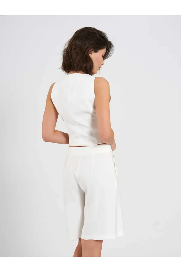 010876 Tek Pileli Bermuda