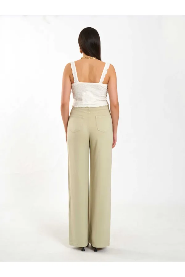 031659 Tencel Straight Leg Trousers 031659 Tencel Straight Leg Trousers