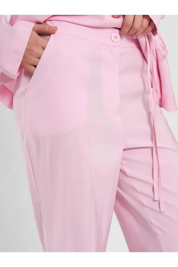 Pantalon à ceinture droite 031663