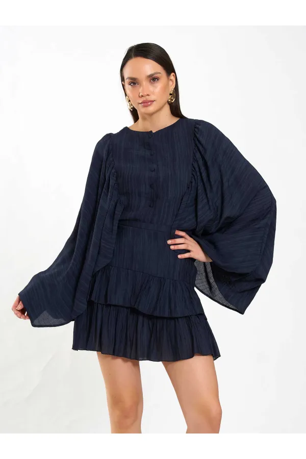 041173 Mini-jupe à volants