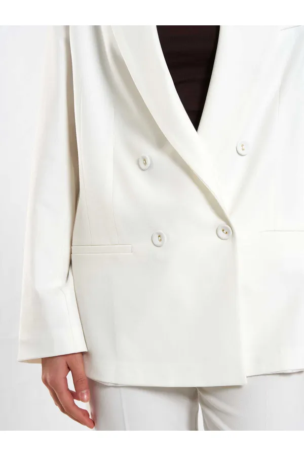 131059 Veste à poches passepoilées