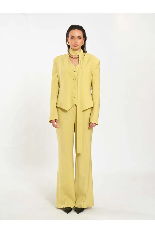 131049 V-neck Shawl Jacket