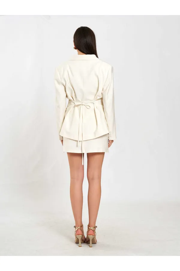 131057 Çantalı Oversize Ceket