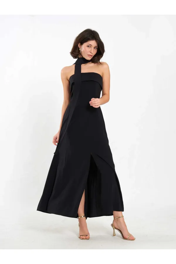 Robe bustier fendue 111706