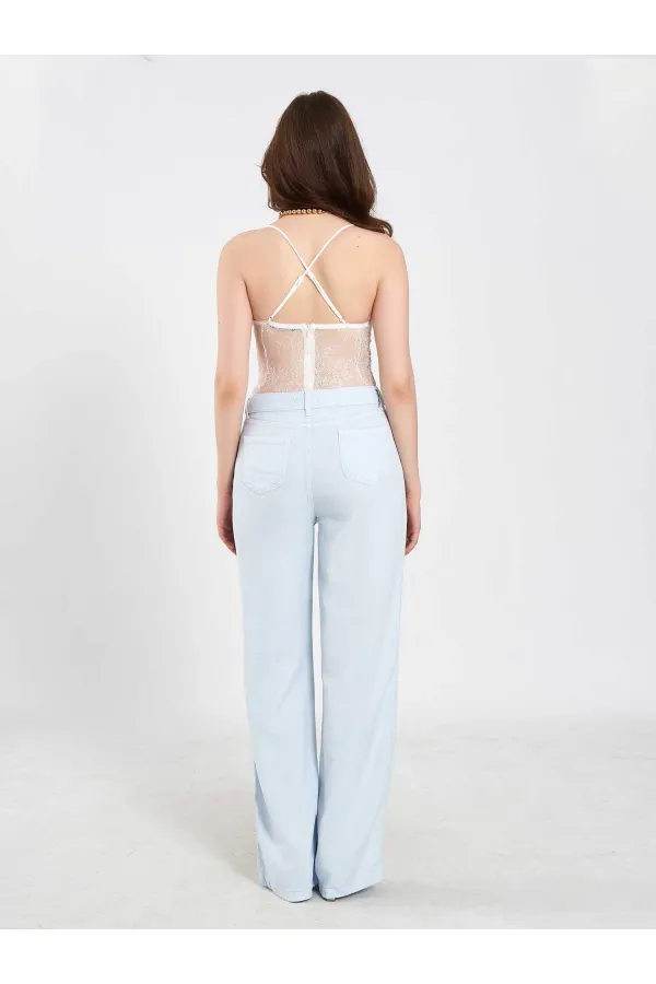 031659 Tencel Straight Leg Trousers 031659 Tencel Straight Leg Trousers