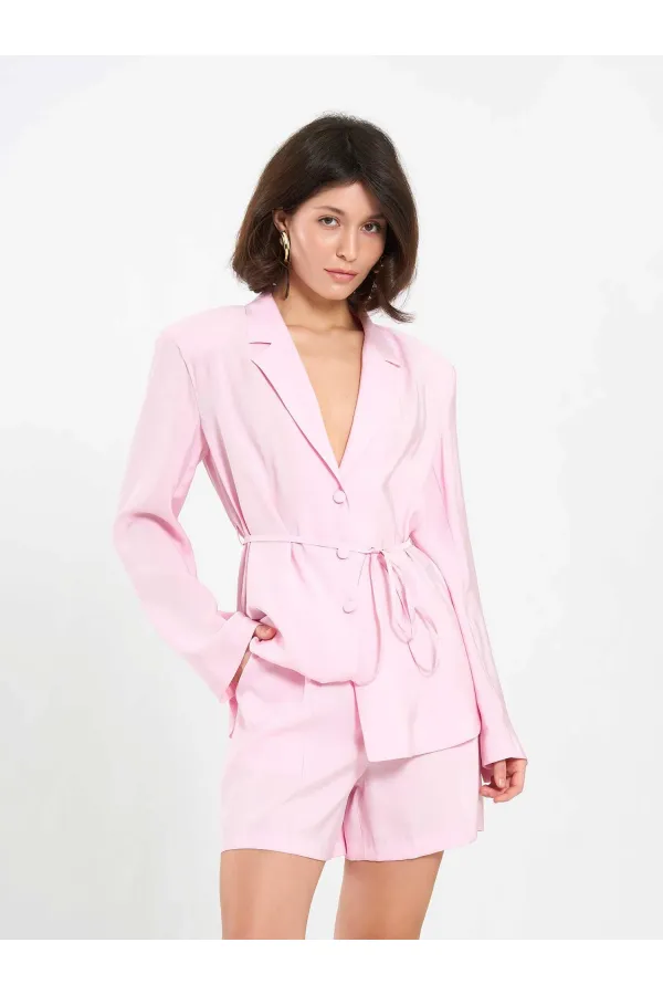 010867 Mini-shorts plissés