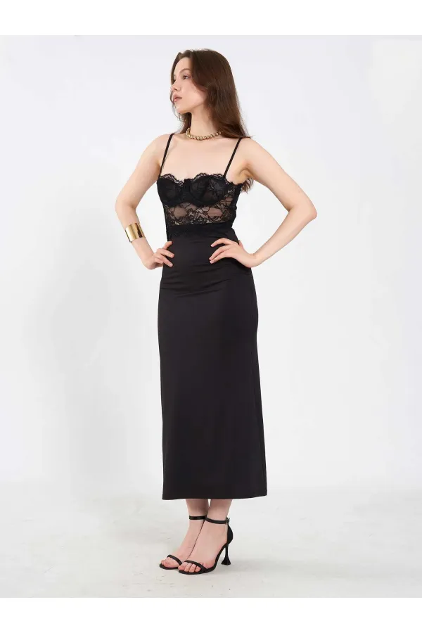 111714 Globe Lace Long Dress 111714 Globe Lace Long Dress