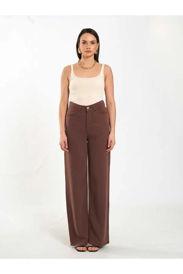 060332 U-Neck Slim Collar Tank Top