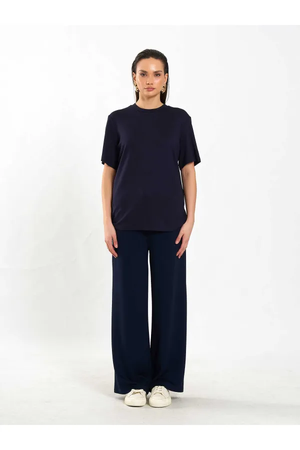 050733 Crew Neck Oversize T-Shirt