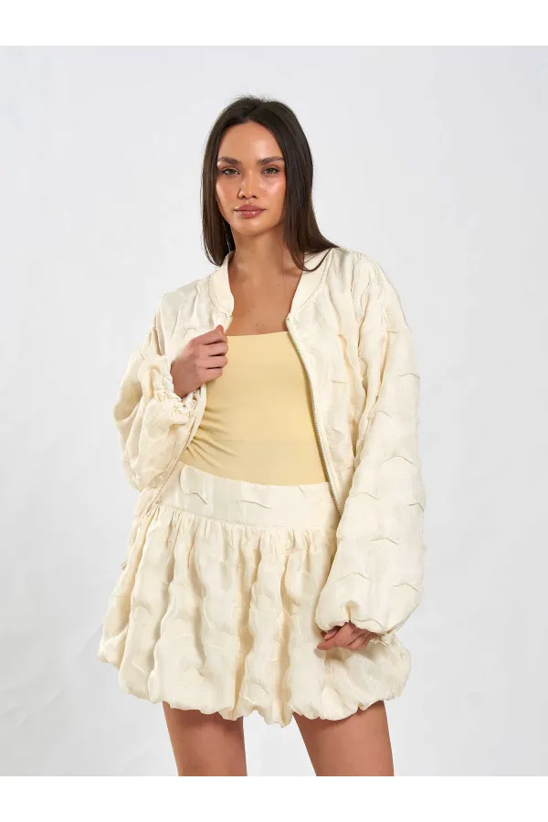 041166 Balloon Skirt with Waist Bodice