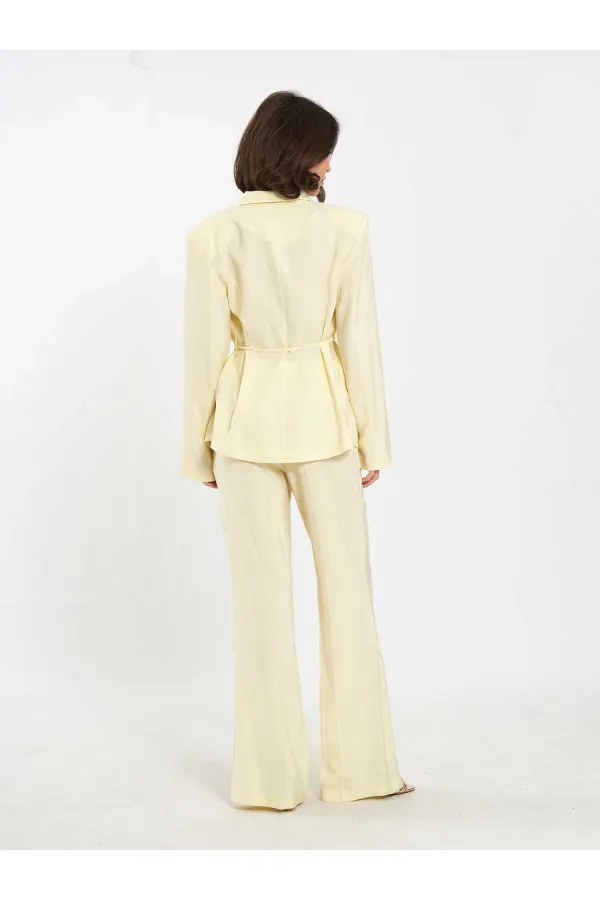 031663 Straight Belt Trousers