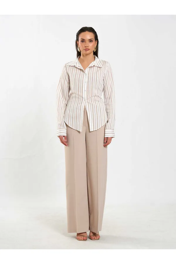 080787 Shirt with Back Detail