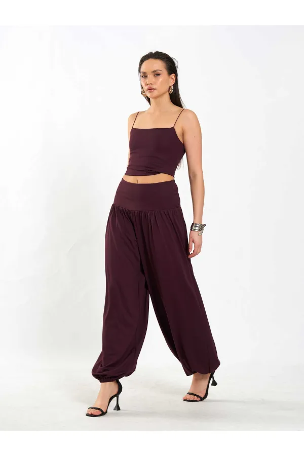 Pantalon à ceinture 031621