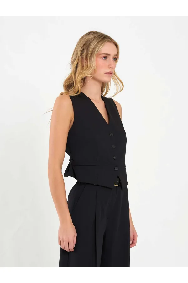 120738 Sırtı Tokalı Yelek