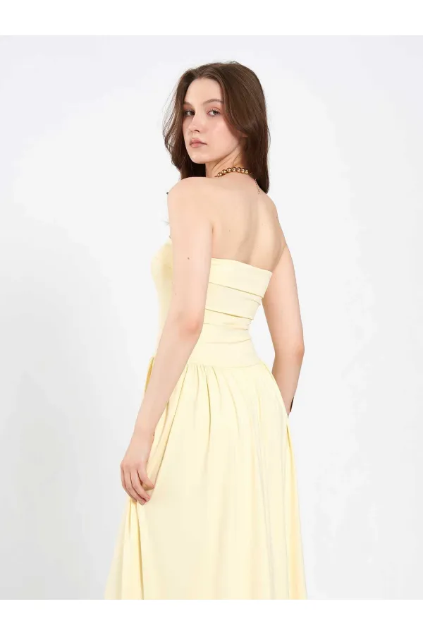 111718 Straplez Örme Elbise 111718 Straplez Örme Elbise