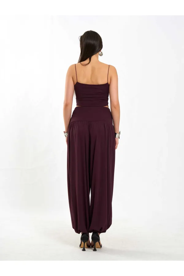 Pantalon à ceinture 031621