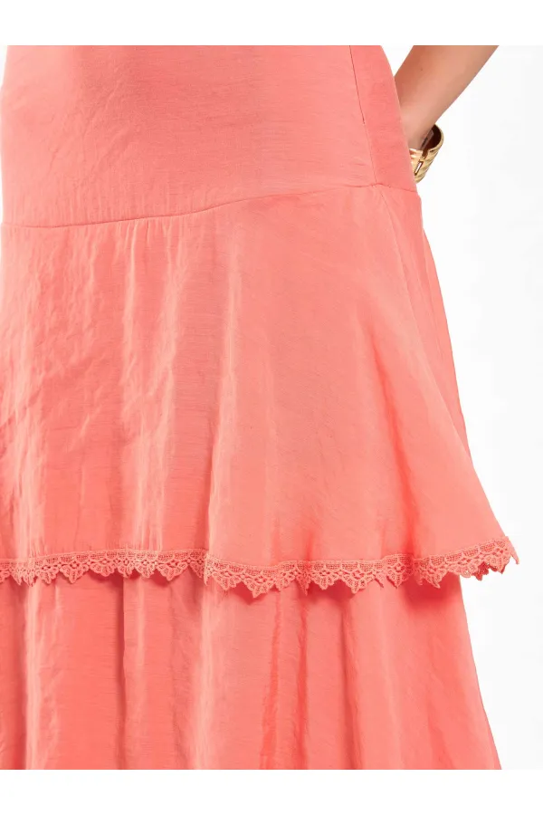 Jupe à volants superposés 041040