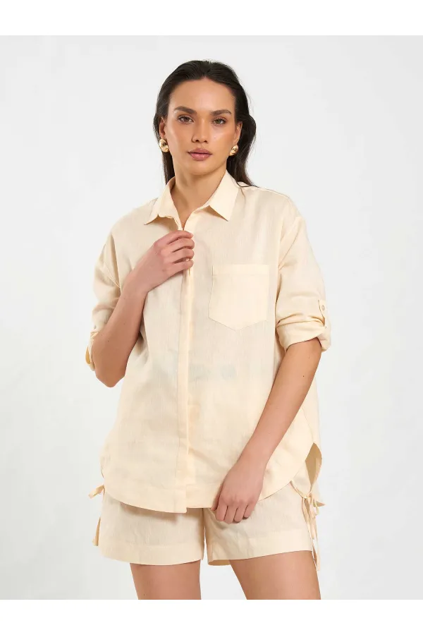 080783 Chemise à jupe encadrée