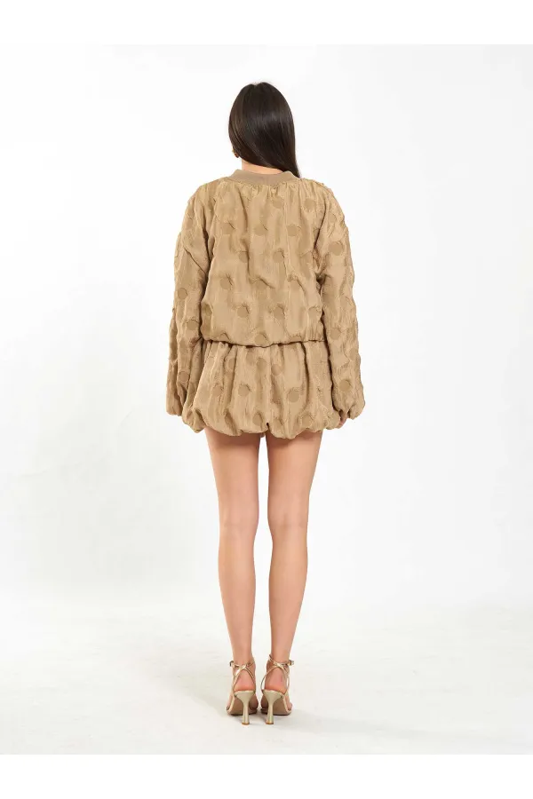 160893 Bomber Fermuarlı Ceket