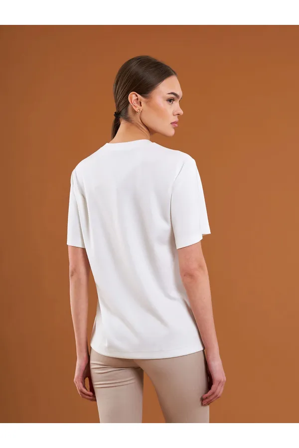 050733 Crew Neck Oversize T-Shirt