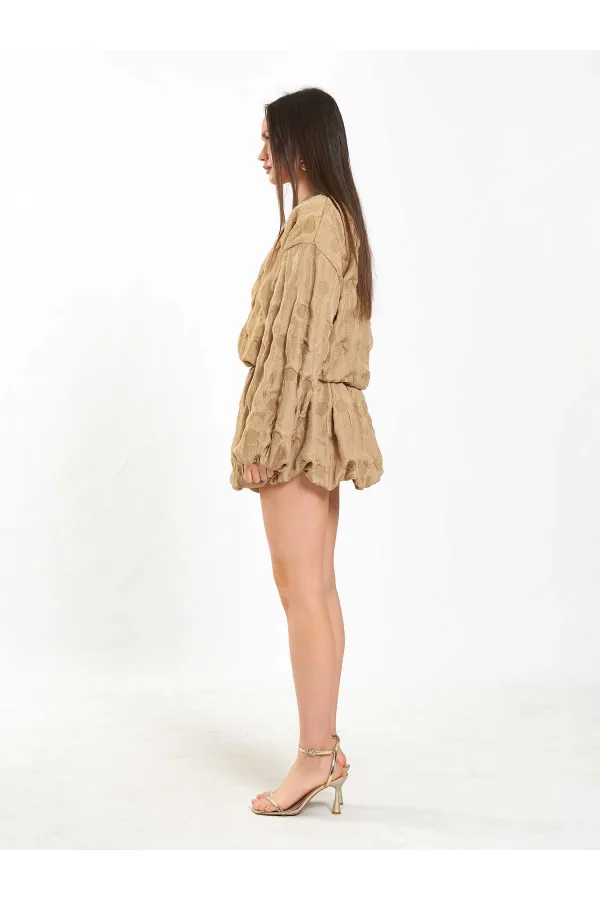 160893 Bomber Fermuarlı Ceket