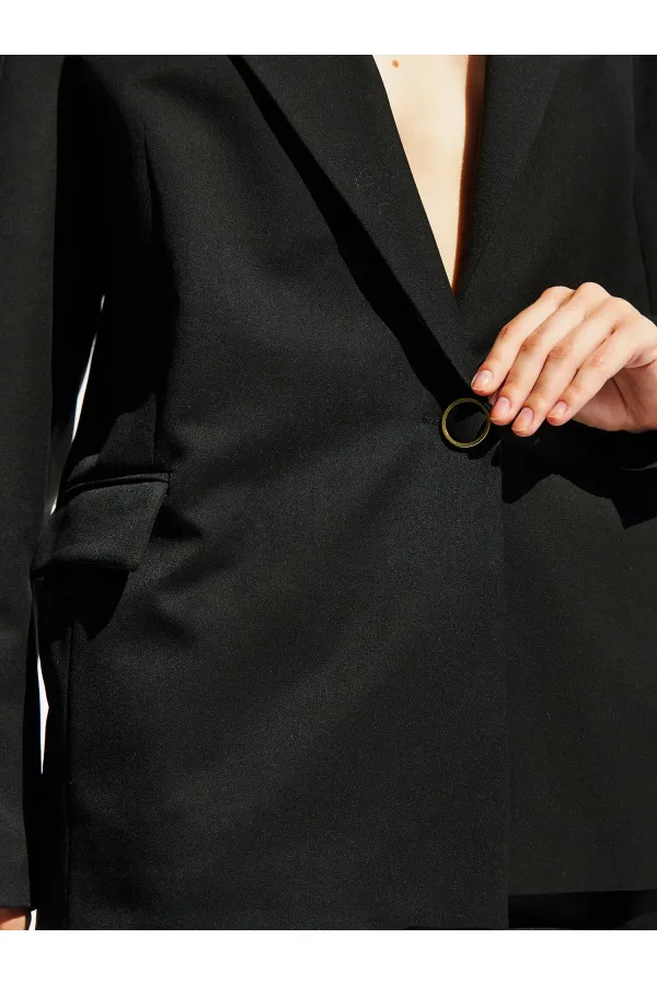 130984 Veste blazer à un bouton