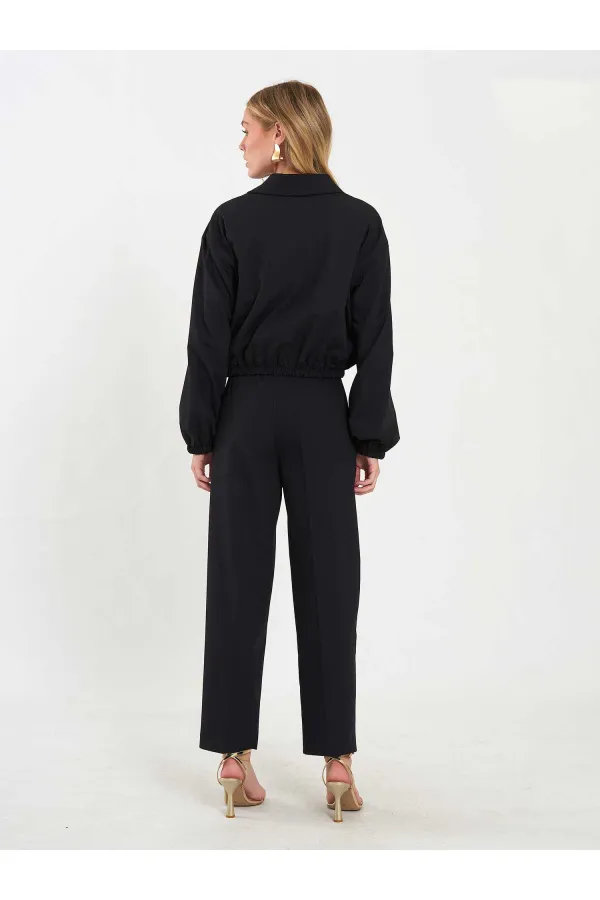 160896 Önü Fermuarlı Bomber Ceket