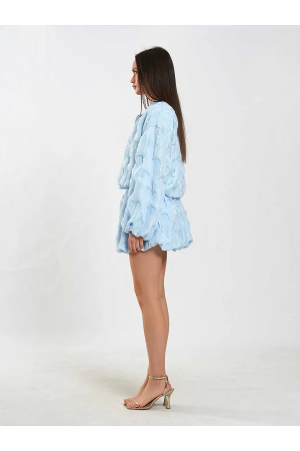 160893 Bomber Fermuarlı Ceket