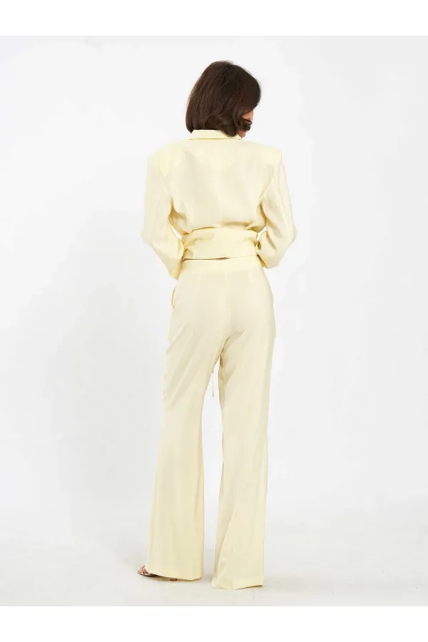 031663 Straight Belt Trousers