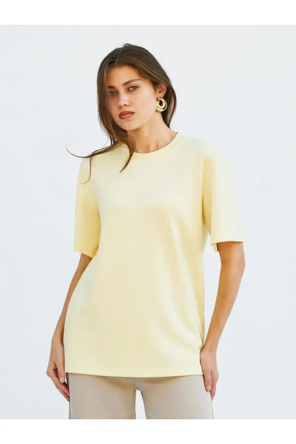 050733 Crew Neck Oversize T-Shirt