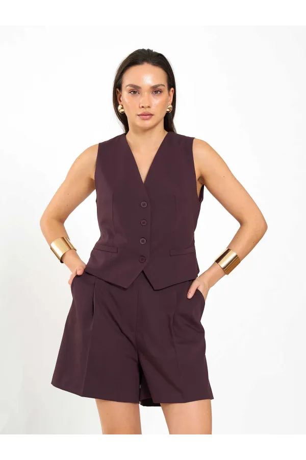 Shorty City Boy à plis simples 010868