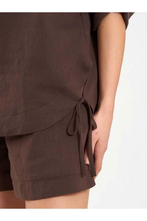 080783 Skirt-Framed Shirt