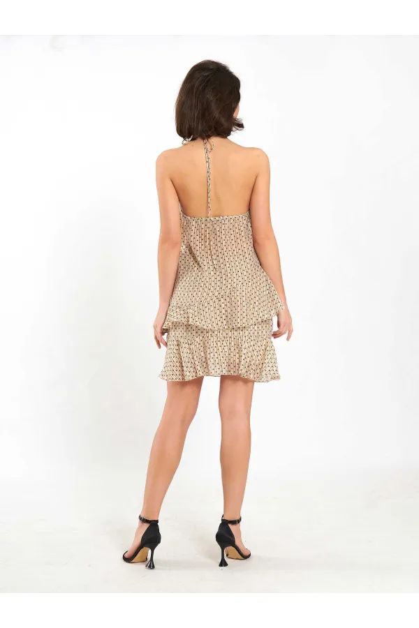 041187 Mini-jupe à volants