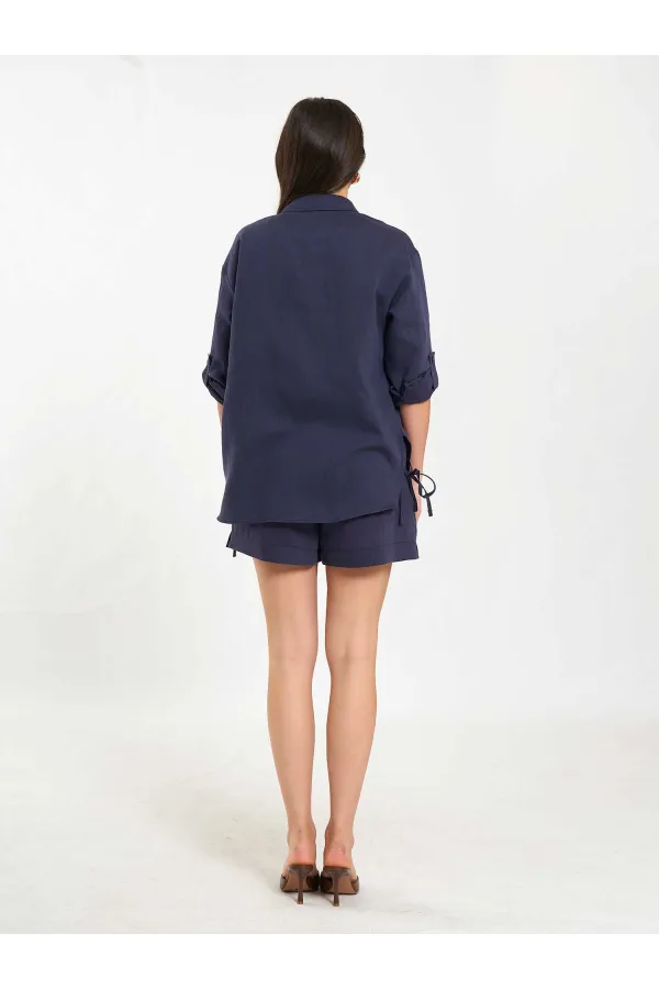 080783 Skirt-Framed Shirt