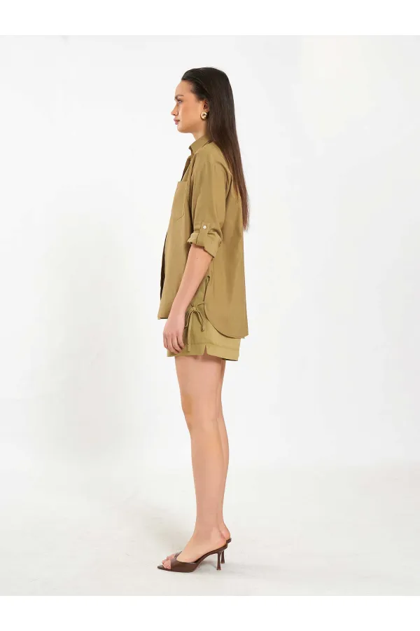 080783 Chemise à jupe encadrée