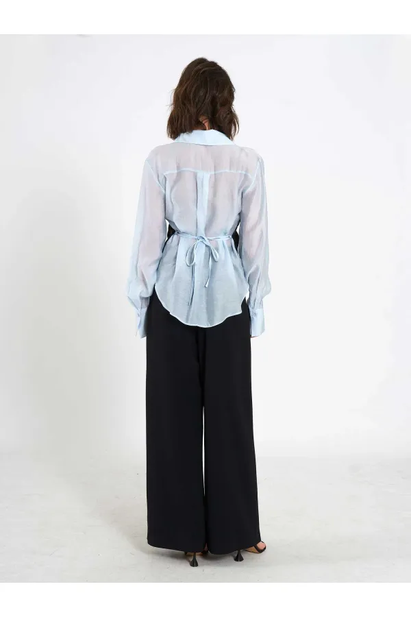 080812 Dantel Detaylı Gömlek