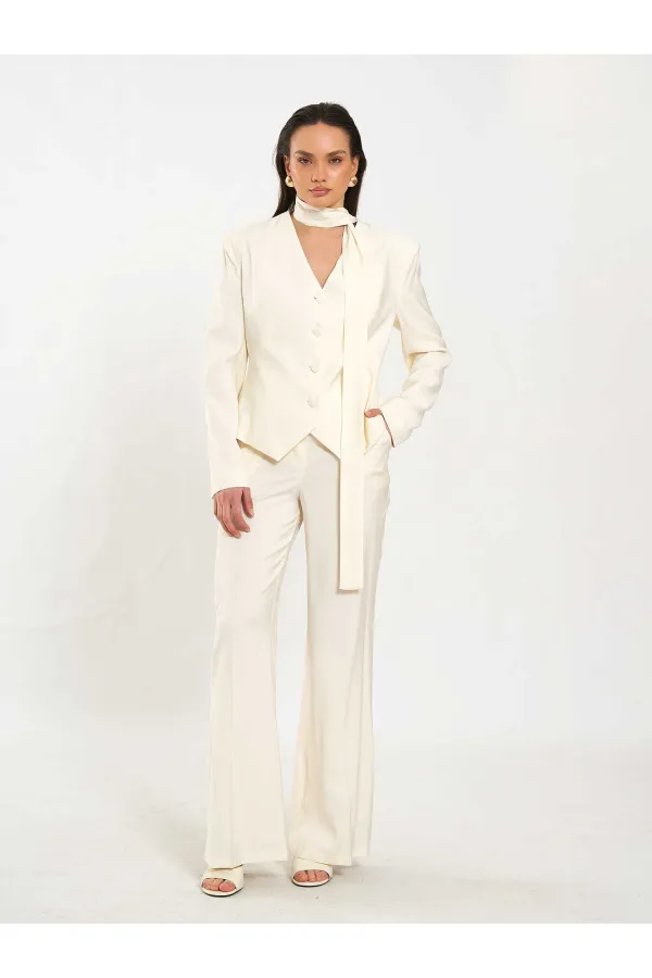 031651 Düz Kemer Pantolon