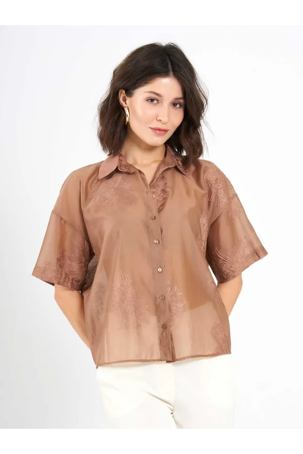 Chemise à manches courtes 080815