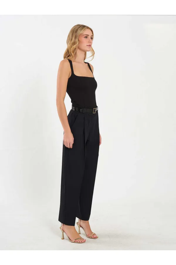 071857 Square Neck Strappy Blouse