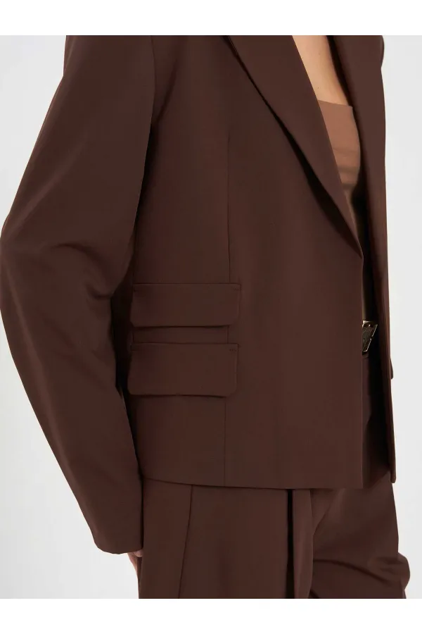 Veste oversize à épaules larges 131044