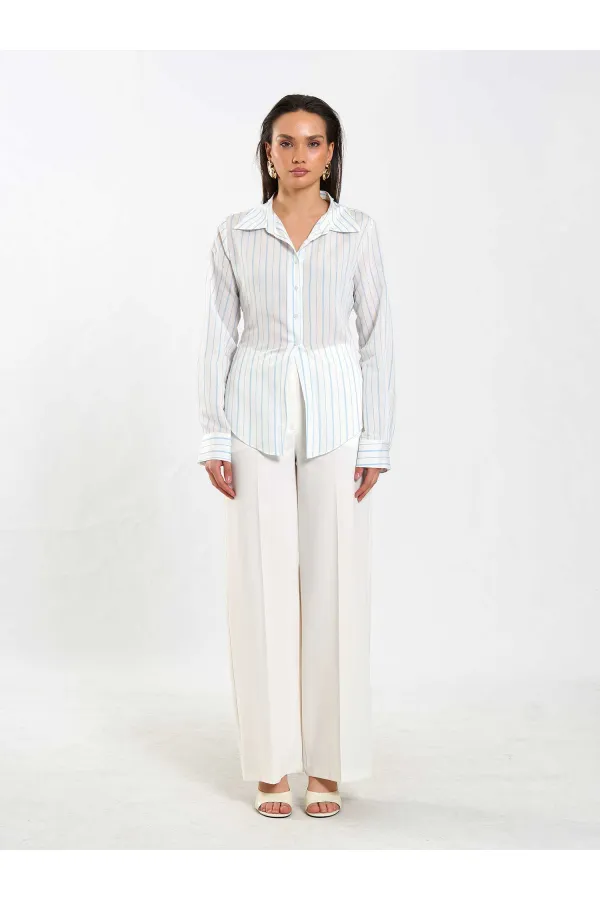 080787 Shirt with Back Detail