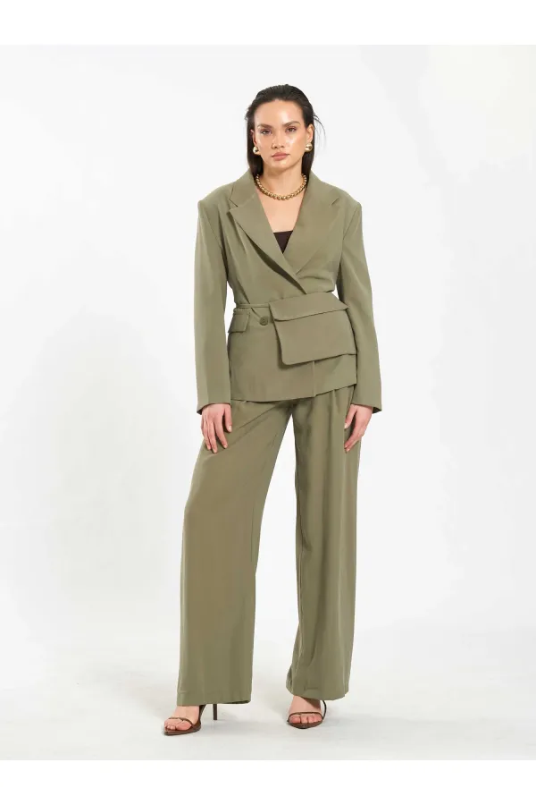 131057 Veste oversize avec sac